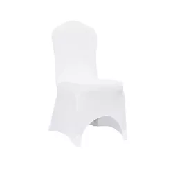 Návlek elastický na stoličku / biely